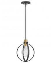 Lark Canada 83037BK - Small Single Light Pendant