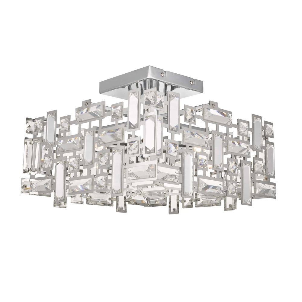 Avista Kingsley Semi-Flush Mount Chrome