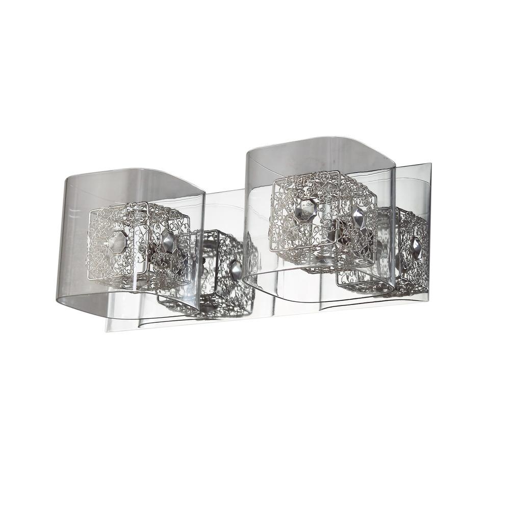 Avista Zoe Vanity Wall Light 2-Light Chrome