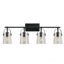 Avista Lighting Inc A4314BK - Avista Arden Vanity Wall Light 4-Light Black