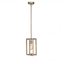 Avista Lighting Inc A4752AB - Avista Korson 1-Light Antique Brass Pendant