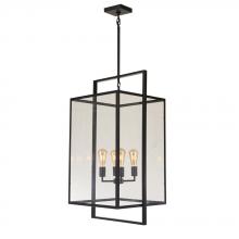 Avista Lighting Inc A5055BK - Avista Parkside 36" 4-Light Black Pendent