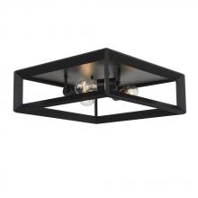 Avista Lighting Inc A7033BK - Avista Metro 16" Flush Mount Black