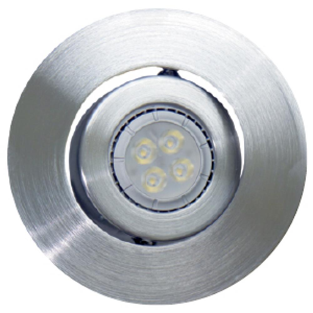 RECESSED FIXTURES / TRIMS / ROUND / SATIN CHROME / 50W