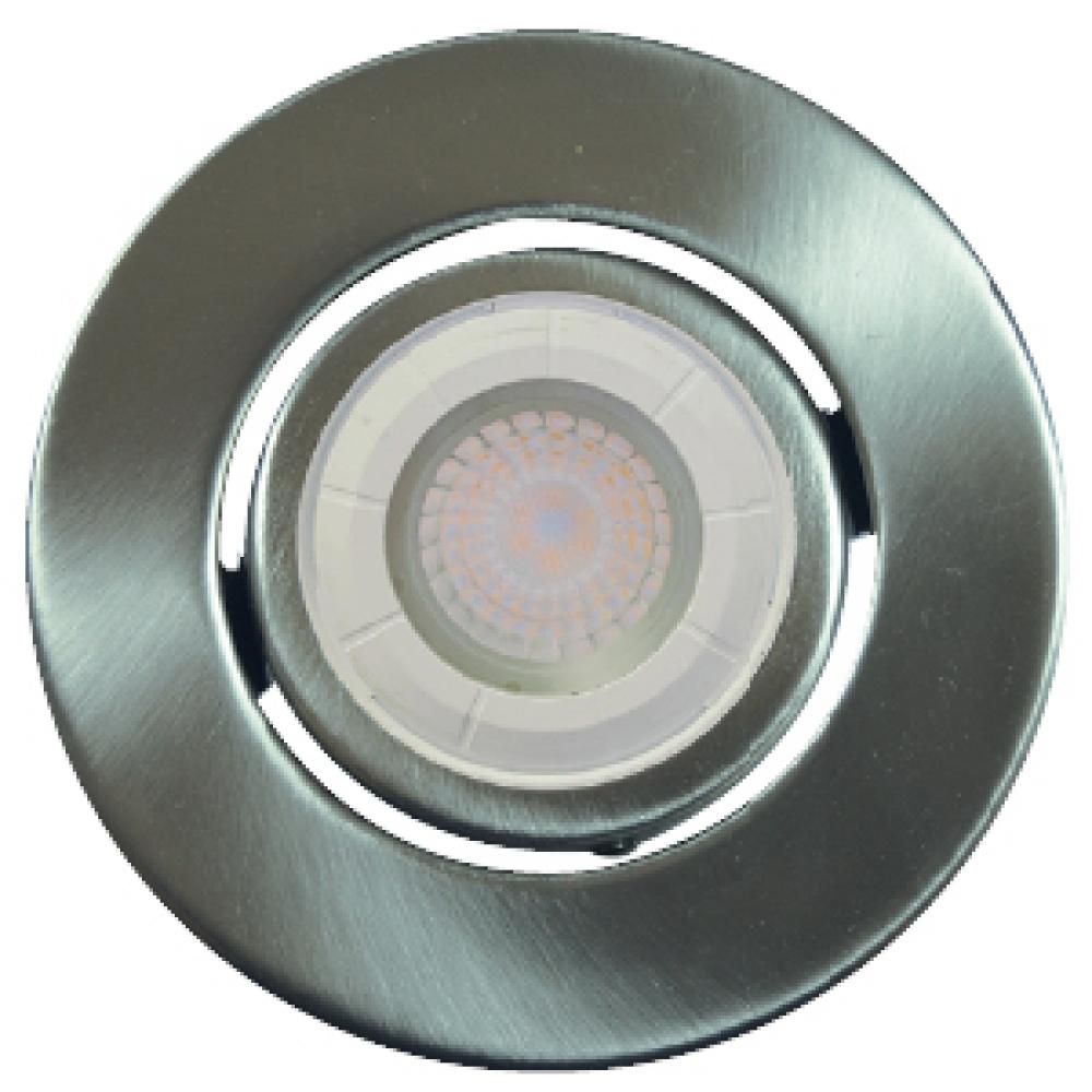 TRADITIONAL RECESSED FIXTURES TRIMS 4IN ROUND BRUSHED NICKEL ELUME