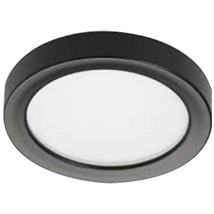 6 IN LED CEILING LUMINAIRE EDGELIT 11 W 120 V 4000K BLACK 814 LM ROUND