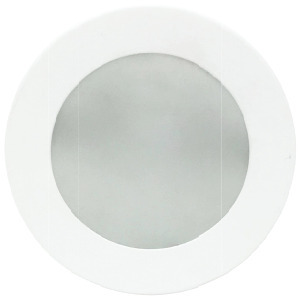 TRADITIONAL RECESSED FIXTURES TRIMS 5IN ROUND SHOWER WHITE