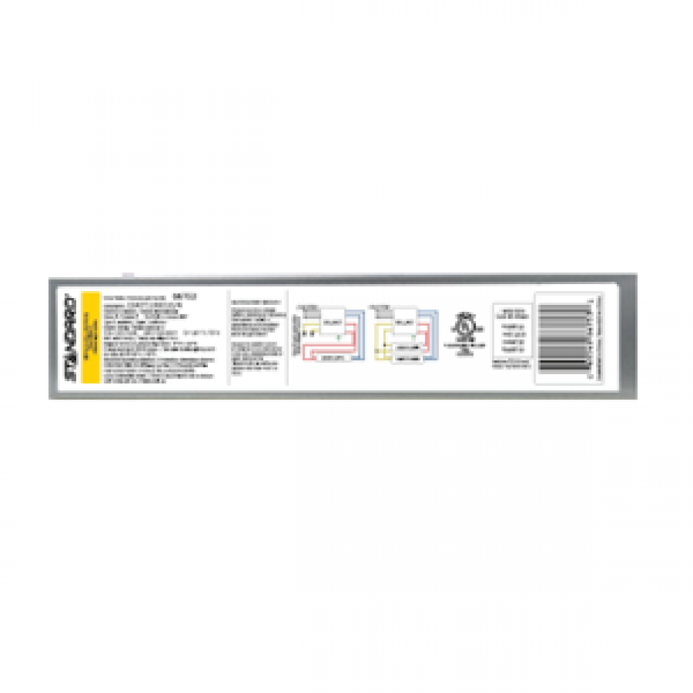 ELECTRONIC FLUORESCENT BALLAST 1-2 LAMPS T12 RAPID START (RS) 60-110W 120V NBF STD