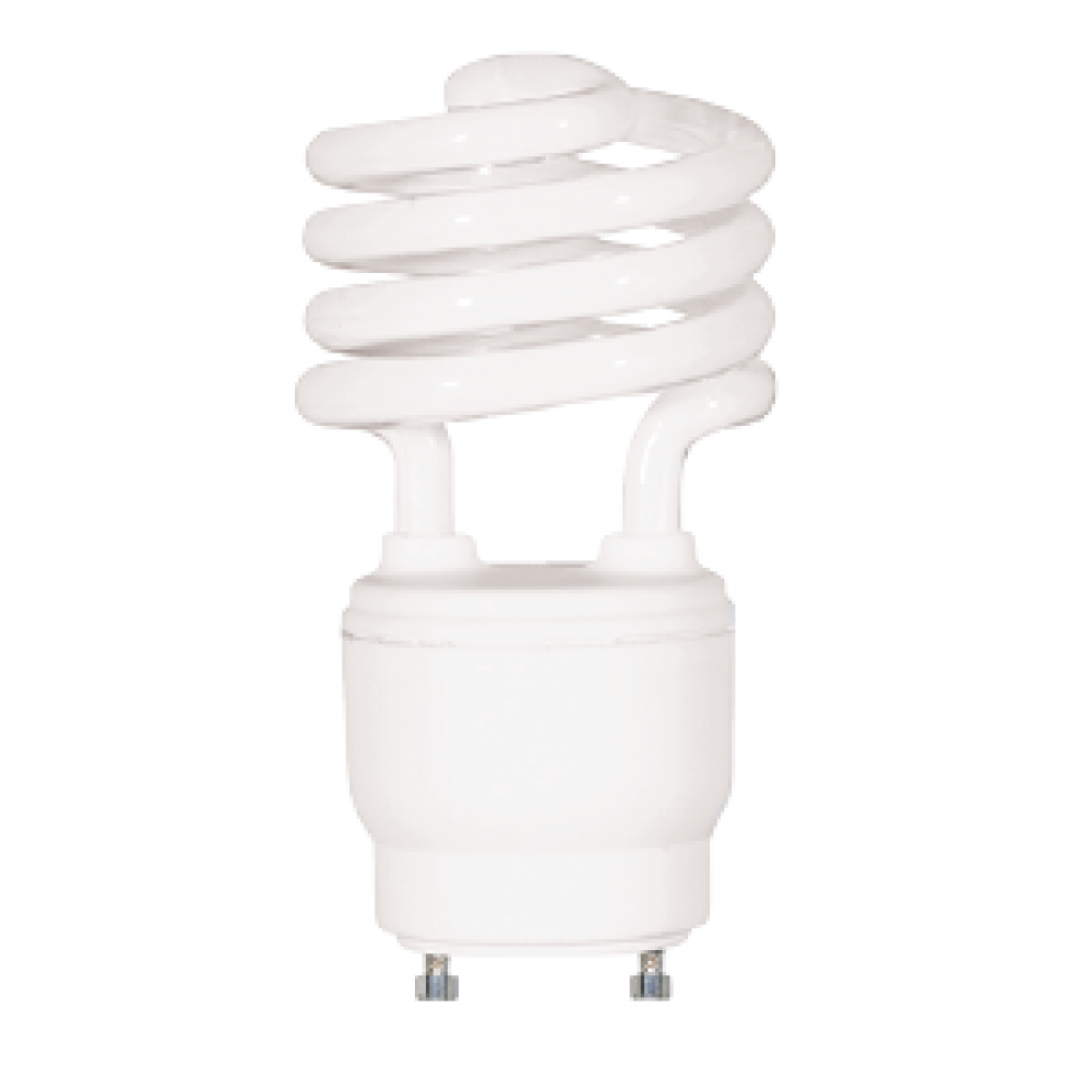 CFL T2 SPIRAL 13W 120V 3500K 880LM 120V GU24 STD