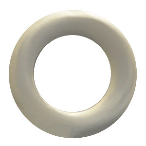 GIMBAL TRIM 4IN BRUSHED NICKEL CURVED ROUND