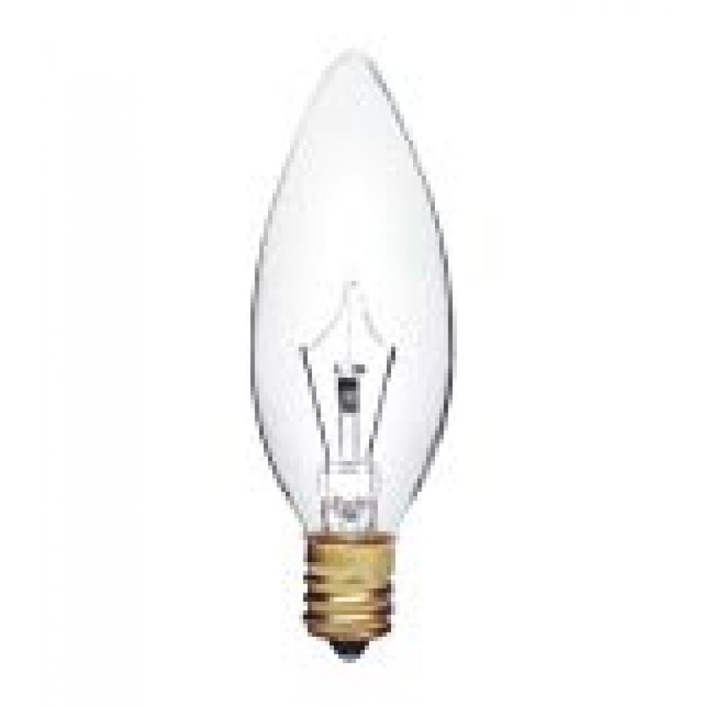 INCANDESCENT 25W B8 E12 130V CLEAR STD