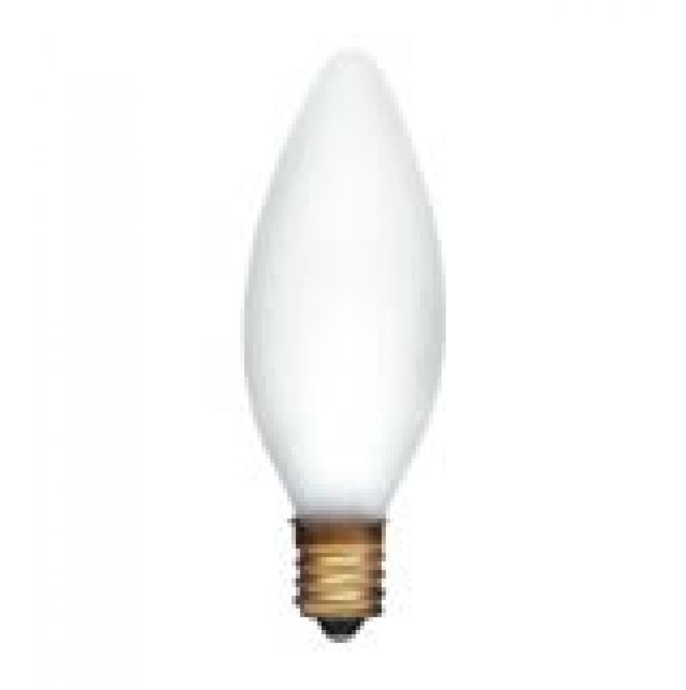 INCANDESCENT 25W B8 E12 130V FROST STD