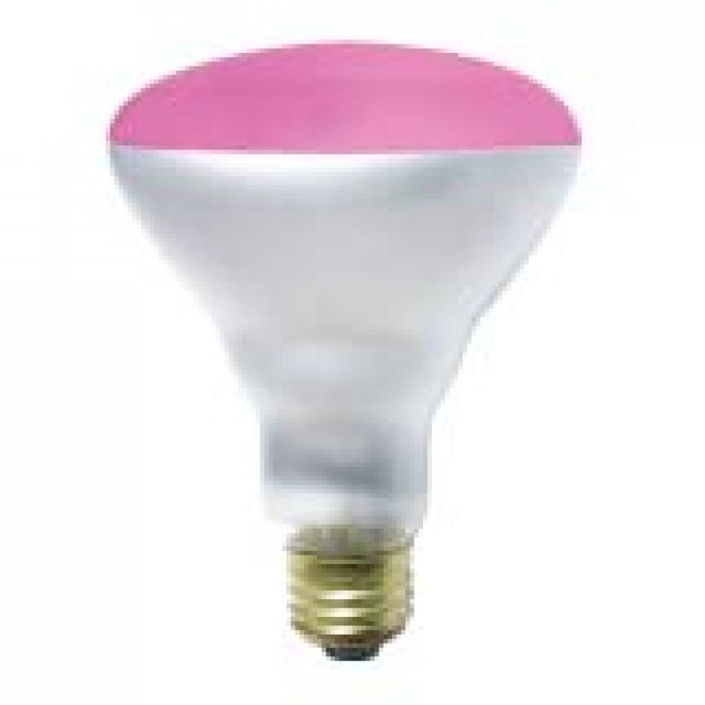 INCANDESCENT COLORED 75W BR30 E26 130V TRANSPARENT PINK STD