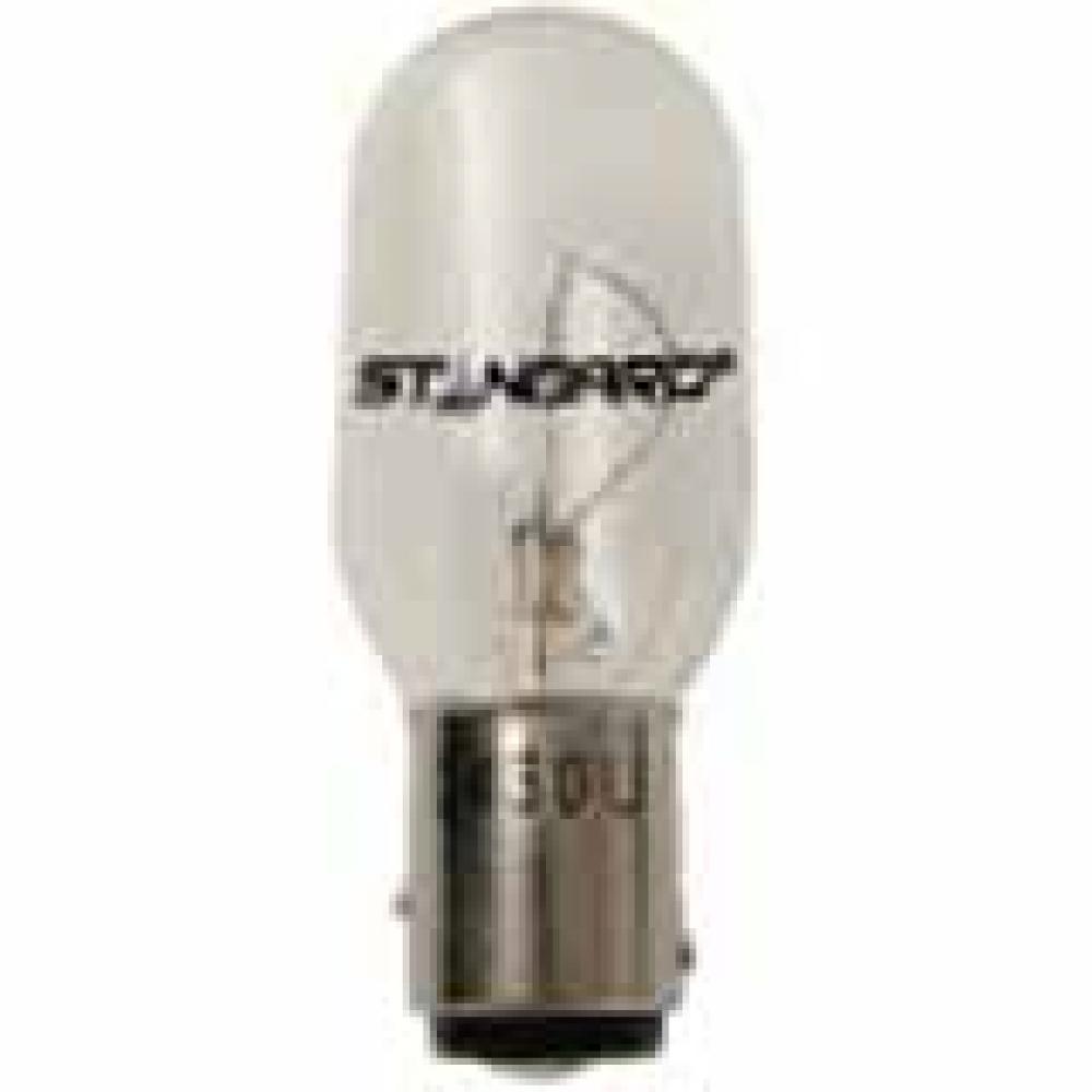 MINIATURE LAMP ANSI:1230U T-8 12V 2.083A 25W BAY15d CLEAR STD