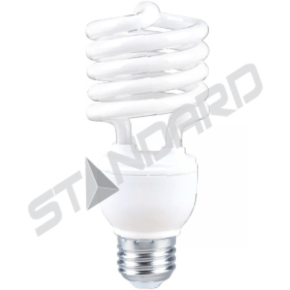 CFL T2 SPIRAL 23W 120V 2700K 1600LM 120V E26 E-LUME