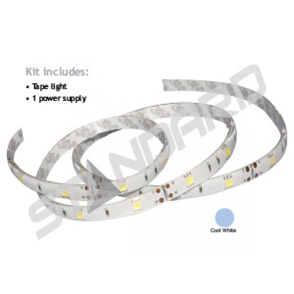 Tape LED Kit 16.4FT 12V 27W IP64 5000K 10mm