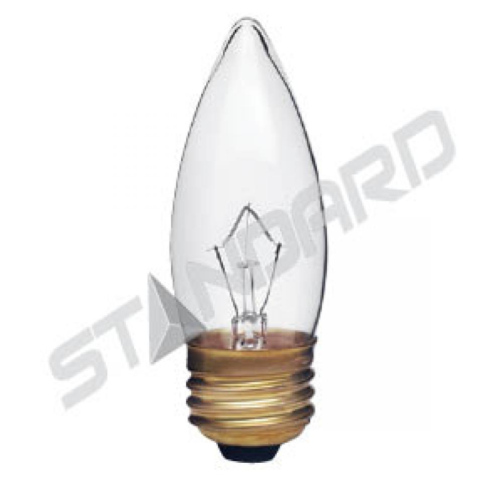 INCANDESCENT 25W B10 E26 120V CLEAR BRITELUX STD