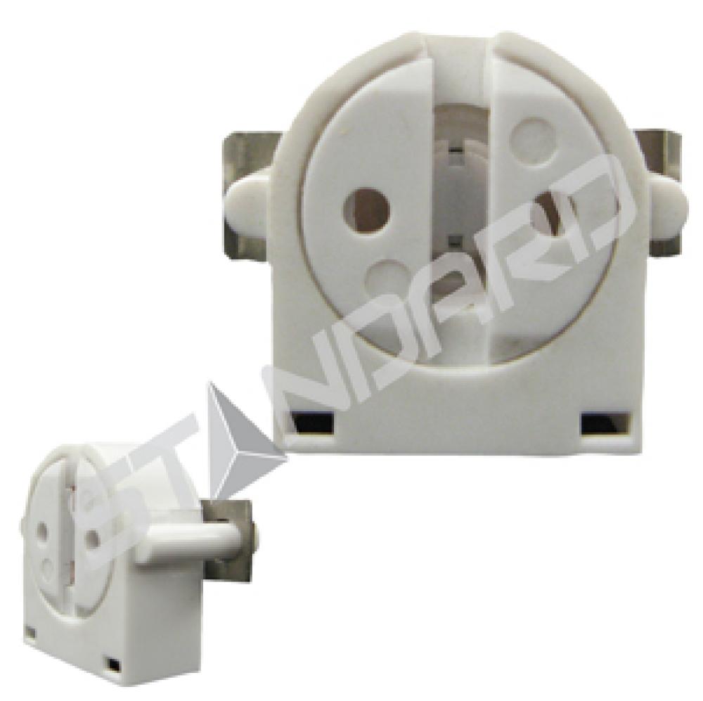 FLUORESCENT SOCKET MIN BIPIN G5 BASE T5 REAR SNAP MOUNT LOCK WITH SPRING PLATE 120W 600V STD