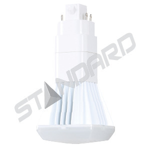 LED Lamp PL Vertical Long G24q - 4PINBase 9W 27K 120-277/347V IS & RS ballasts STANDARD