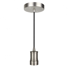 Stanpro (Standard Products Inc.) 67272 - DECORATIVE PENDANTS SOCKET INDUSTRIAL STYLE SERIES 110 BRUSHED NICKEL CA NOPY AND SOCKET