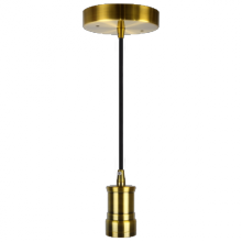 Stanpro (Standard Products Inc.) 67276 - DECORATIVE PENDANTS SOCKET INDUSTRIAL STYLE SERIES 110 ANTIQUE GOLD CANO PY AND SOCKET