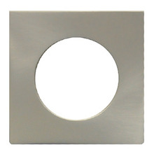 Stanpro (Standard Products Inc.) 65435 - GIMBAL TRIM 3IN BRUSHED NICKEL FLAT SQUARE