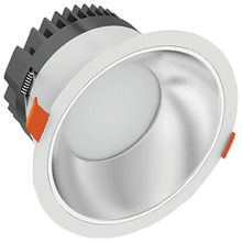 Stanpro (Standard Products Inc.) 64799 - VELOCE 8IN 38W 120-277V 4000K 70Â° SILVER BAFFLE FROSTED ROUND 3500lm