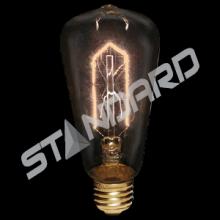 Stanpro (Standard Products Inc.) 63669 - INCANDESCENT VICTORIAN STYLE SINGLE LOOP 40W S60 E26 120V CLEAR STD