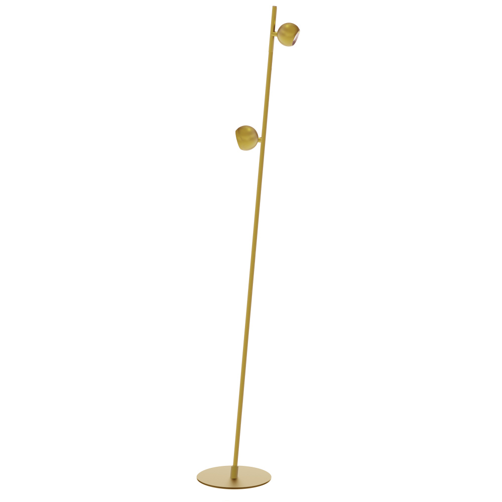 10.5W Aged Brass Floor Lamp