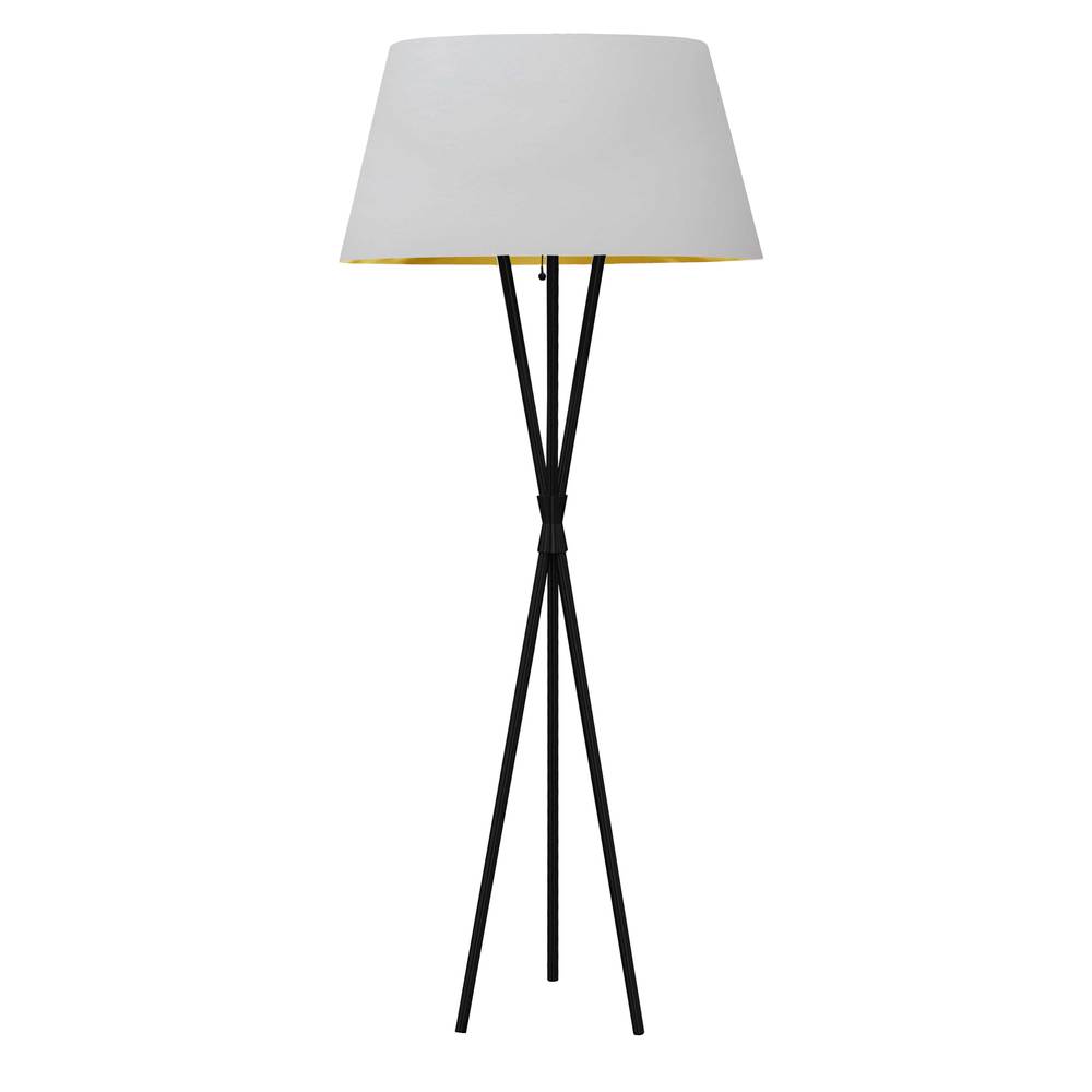 1LT Gabriela Floor lamp, JTone WHT/GLD, MB