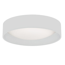 Dainolite CFLD-1522-790 - 15" Flush Mount, White Shade