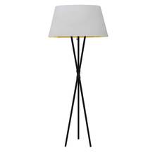 Dainolite GAB-601F-MB-692 - 1LT Gabriela Floor lamp, JTone WHT/GLD, MB