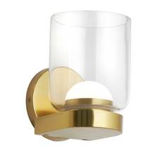 Dainolite NAD-510LEDW-AGB - 10W Wall Sconce, AGB w/ CLR Glass