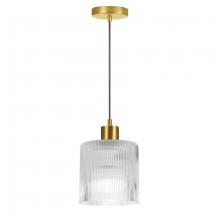 Dainolite NAD-71P-AGB-FL - 1LT Pendant, AGB w/ FL Glass