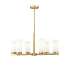 Z-Lite 3044-6MGLD - 6 Light Chandelier