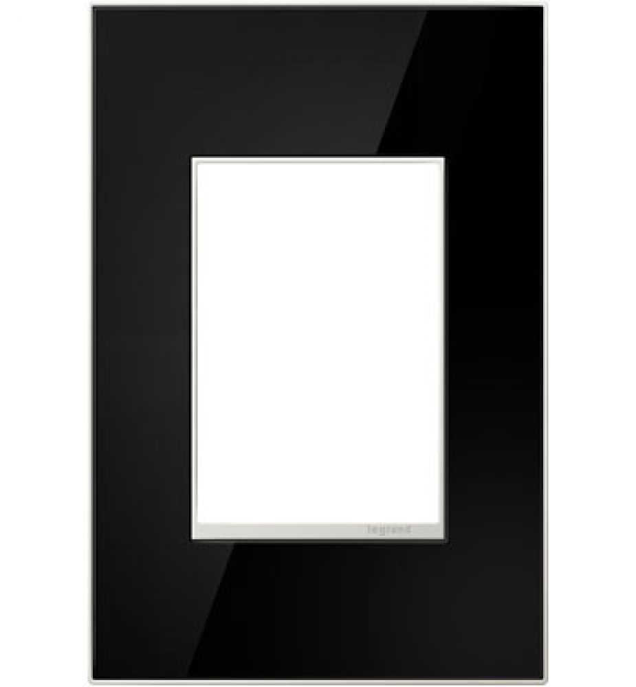 Mirror Black, 1-Gang + Wall Plate