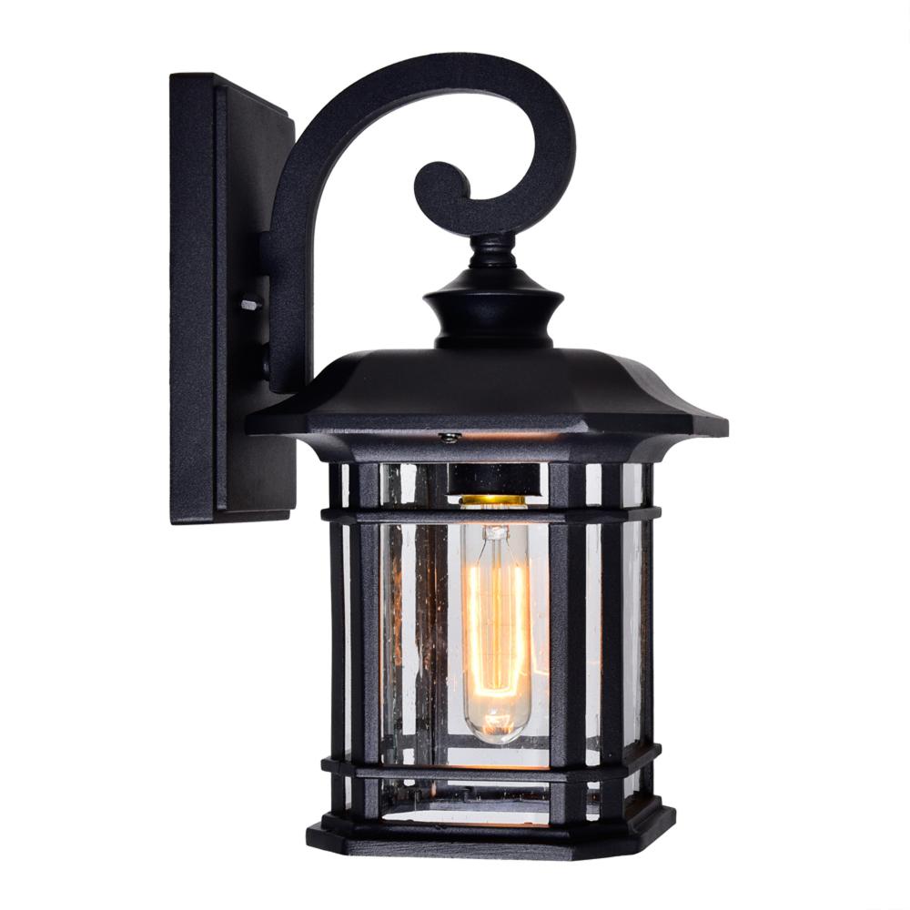 Blackburn 1 Light Outdoor Black Wall Lantern