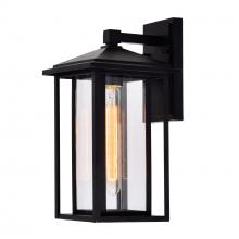 CWI Lighting 0417W7-1-101 - Crawford 1 Light Black Outdoor Wall Light