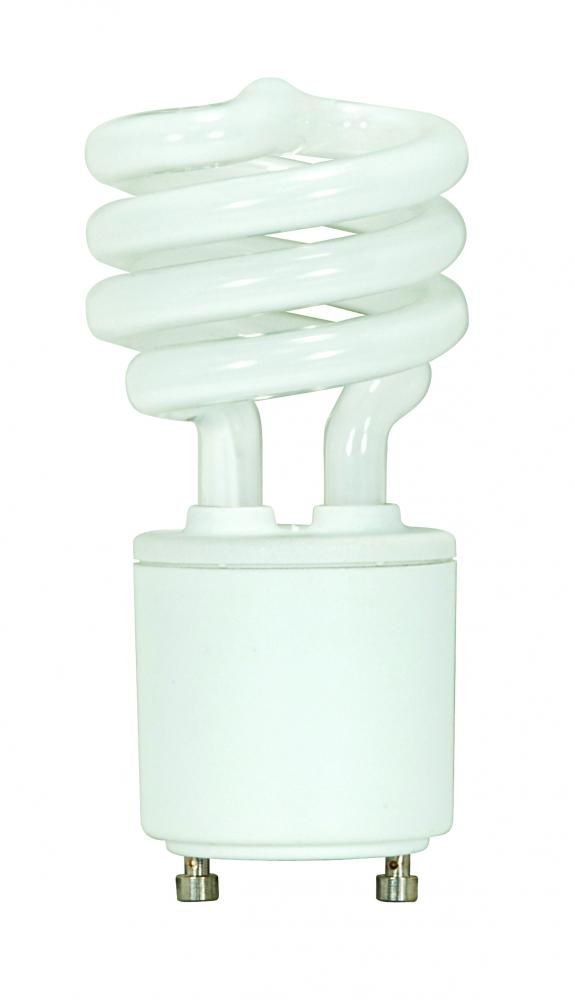 13 Watt; Mini Spiral Compact Fluorescent; 3500K; 82 CRI; GU24 base; 120 Volt