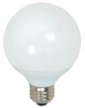 Satco Products Inc. S7302 - 9 Watt; G25 Compact Fluorescent; 4100K; 82 CRI; Medium base; 120 Volt