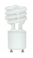 Satco Products Inc. S8201 - 9 Watt; Mini Spiral Compact Fluorescent; 2700K; 82 CRI; GU24 base; 120 Volt