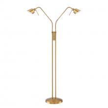 Kendal FL4048-2-BRS - FLOOR LAMP