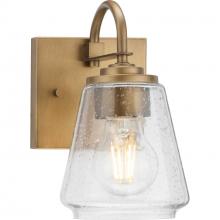 Progress P300472-196 - Martenne Collection One-Light Aged Bronze Modern Farmhouse Vanity Light