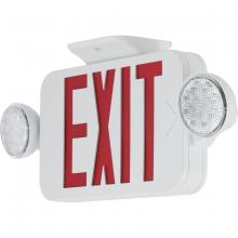 Progress PECUE-UR-30 - PECUE-UR-30 LED COMBO EXIT/EMERGENCY RED