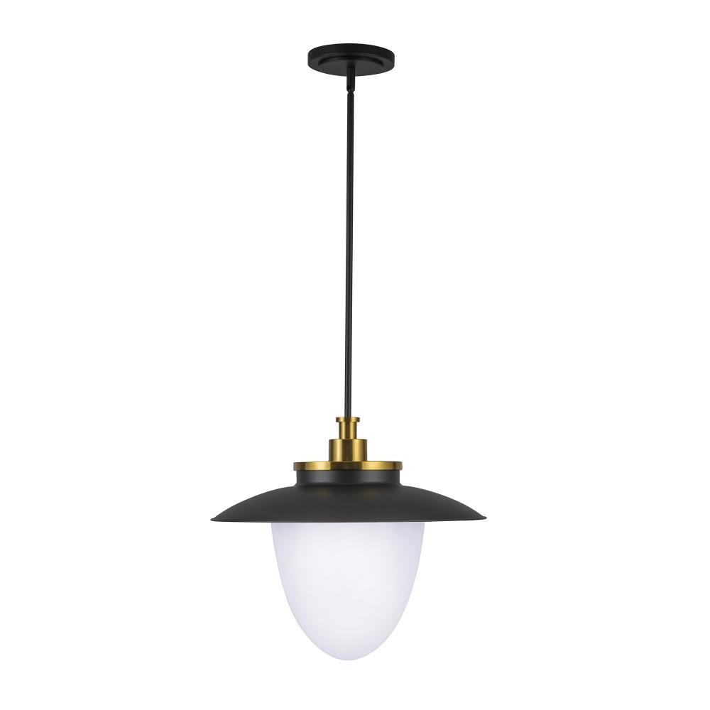 Dahlia 3 Light Pendant 20", Brushed Brass