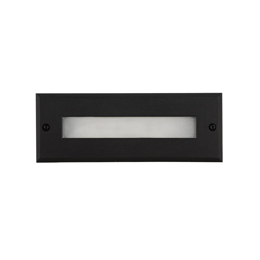 Bristol 10-in Black LED Exterior Wall/Step Lights