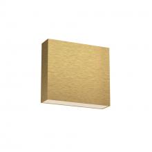 Kuzco Lighting Inc AT6606-BG - Mica 6-in Brushed Gold LED All terior Wall