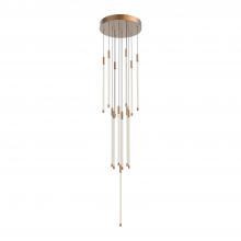 Kuzco Lighting Inc MP75121-BG-UNV-010 - Motif 21-in Brushed Gold LED Multi Pendant