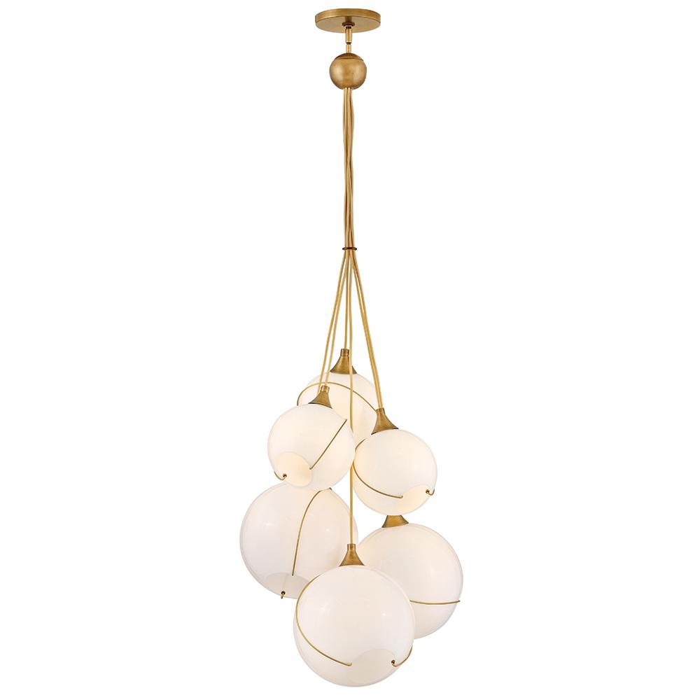 Medium Six Light Multi Tier Chandelier