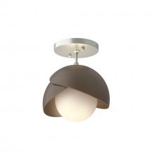 Hubbardton Forge - Canada 121377-SKT-82-05-GG0711 - Brooklyn 1-Light Double Shade Semi-Flush